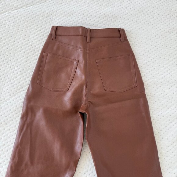 ARITZIA WILFRE MELINA PANTS PATINA BROWN 00 - Picture 4 of 5